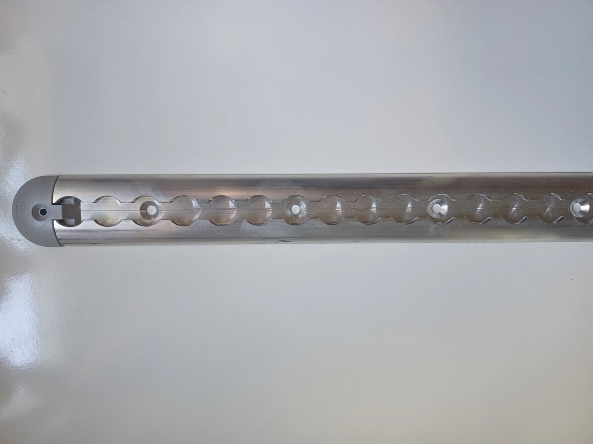 Aluminijska Airline vodilica sa završnim kapicama (150 cm x 5 cm)